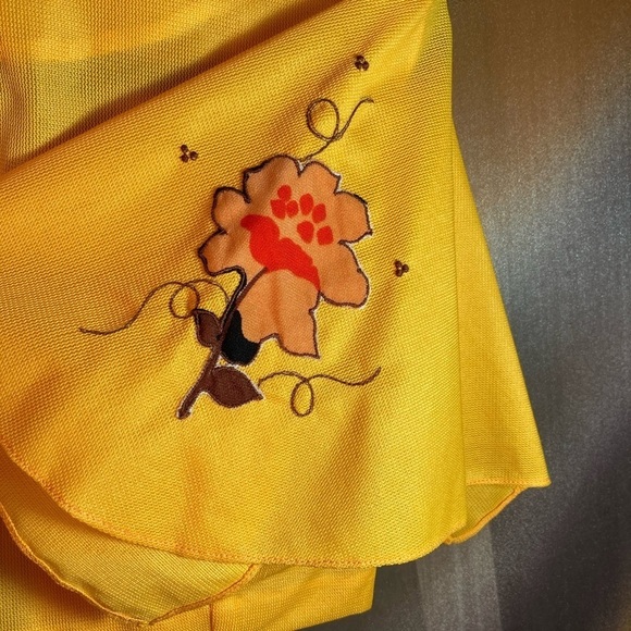 Vintage S 70’s shrug with butterfly sleeves. Hand embroidered front and sleeve - Picture 4 of 4